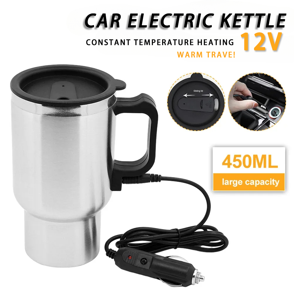Camping Cooking Tin - Tetera eléctrica para coche, 12V CC,