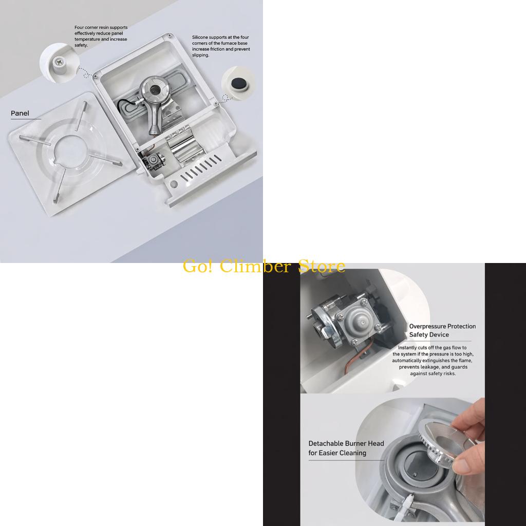 Camping No Cooking Meals - Estufa cocina aire Q84C para campings