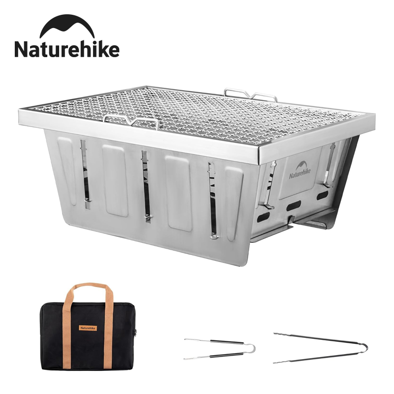 Camping Cooking Bbq - Parrilla de carbón Naturehike para acampar,