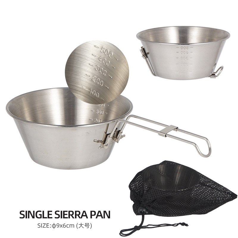 Camping No Cooking Meals - Cuenco plegable para exteriores, taza de