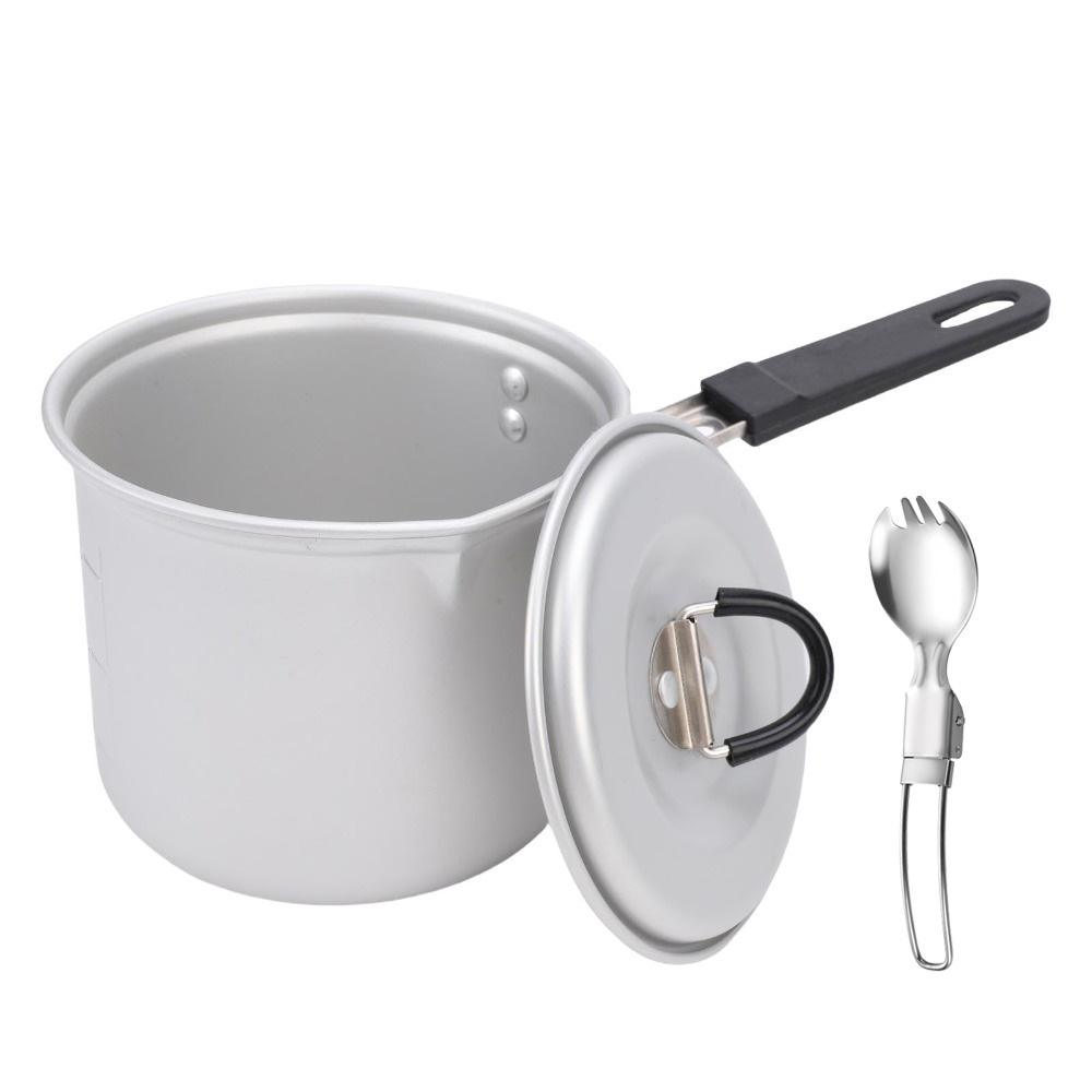 Camping Cooking Pot With Lid - Olla para cocinar al aire libre,