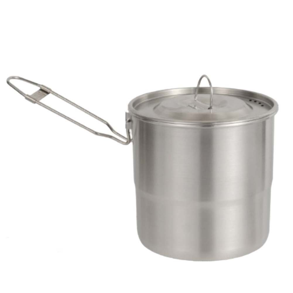 Camping Cooking Set Compact - Olla de Cocina Portátil de Acero