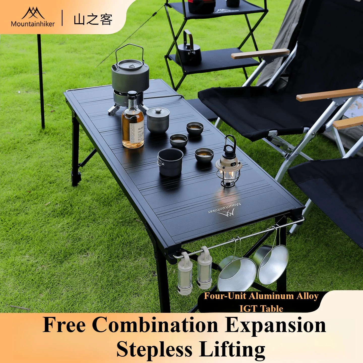 Camping Cooking Stove - Mountainhiker Camping elevador plegable extraíble multiunidad