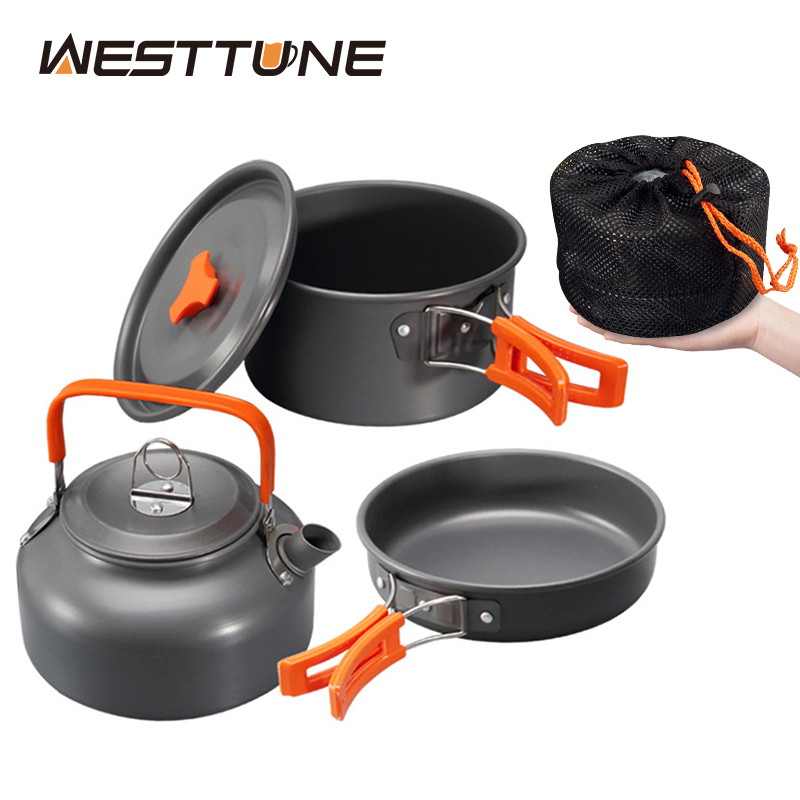 Camping Cooking Gear Set - WESTTUNE-Kit de utensilios de cocina para