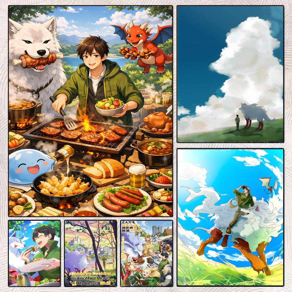 Campfire Cooking In Another World - Cocina al Aire Libre en Otro