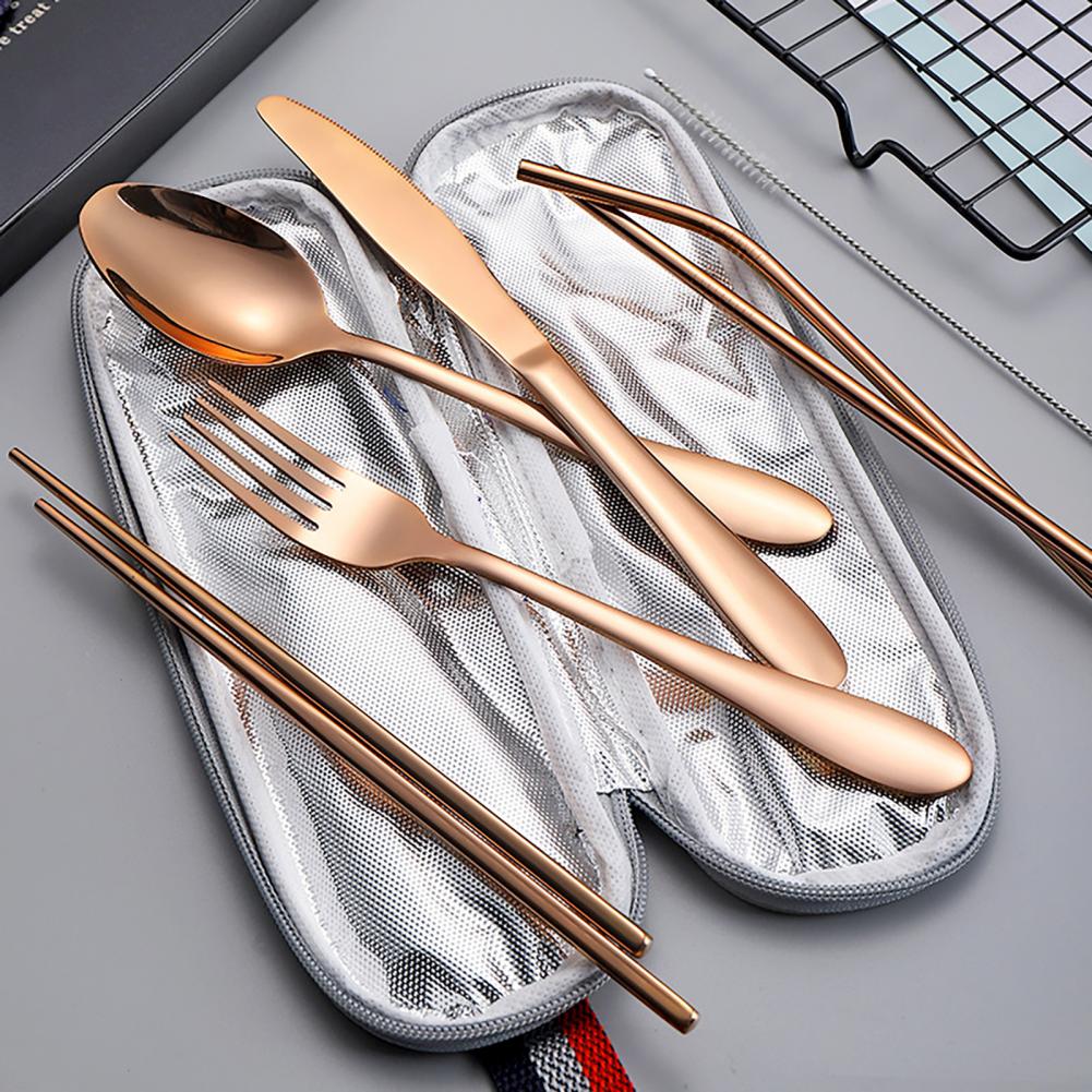 Camping Cooking Set Compact - Bolsa de viaje para cubiertos, organizador