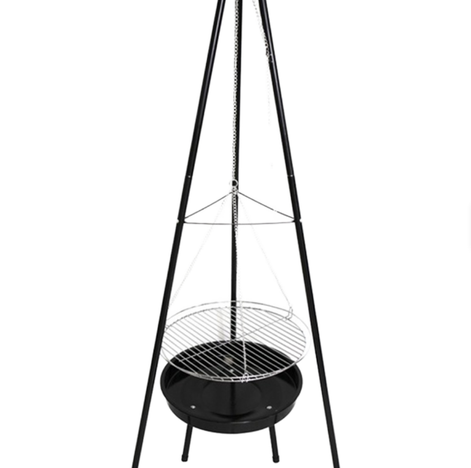 Camping Cooking Fire Pit - Parrilla de Barbacoa Colgante de Alta