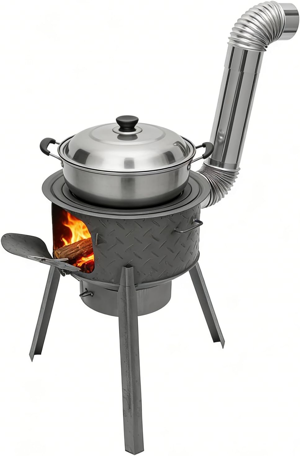 Camping Cooking Stove - Estufa Portátil de Leña para Acampar