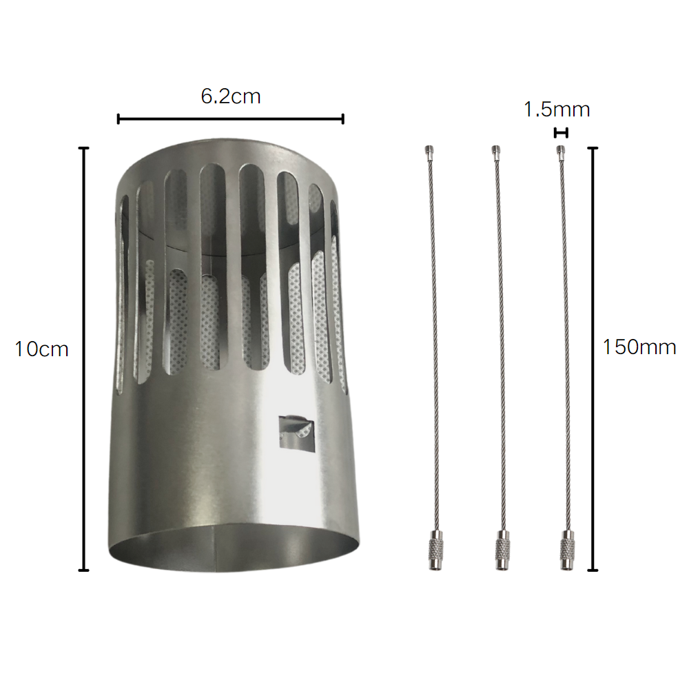 Charcoal Chimney Starter - TEKL-parabrisas de chimenea para exteriores, accesorios