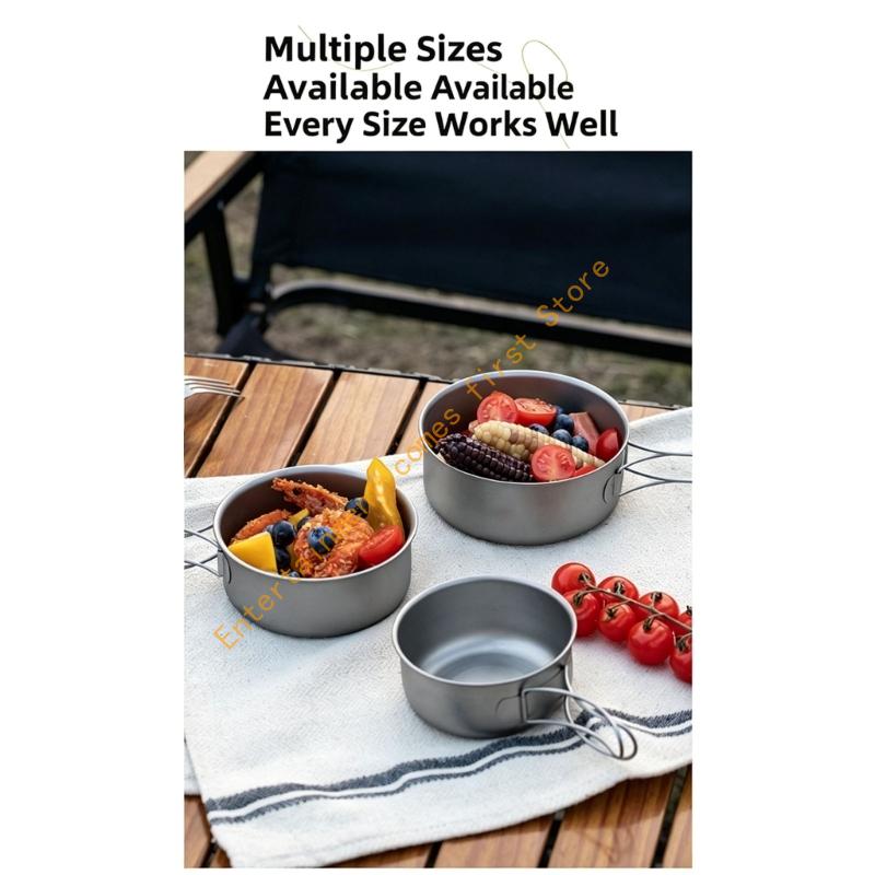 Camping No Cooking Meals - Tazón para mochileros con cuerpo metal