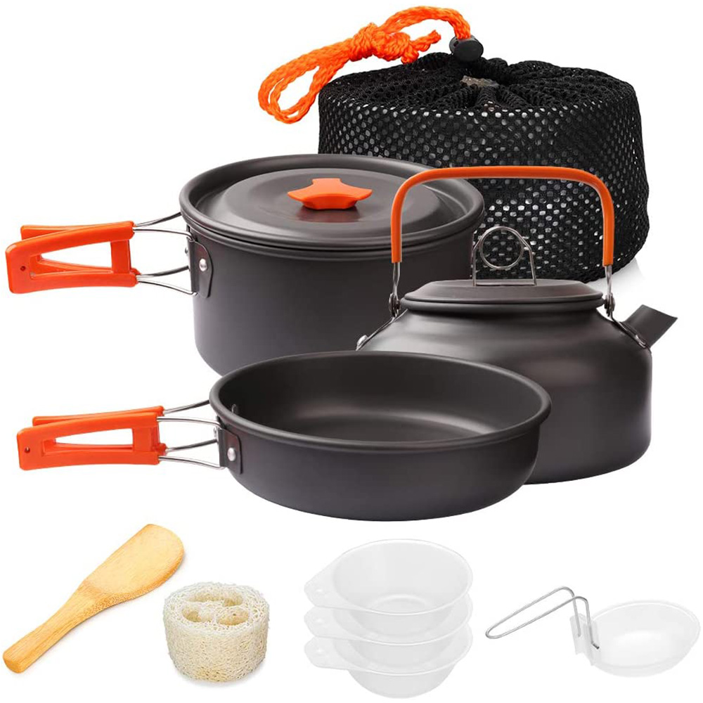 Camping Cooking Gear Set - 1 Uds./1 Juego de utensilios de