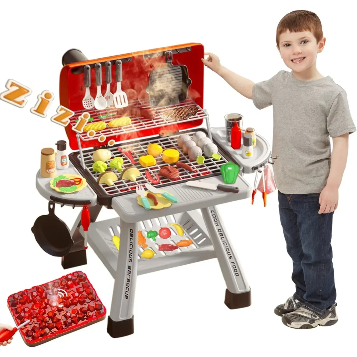 Camping Cooking With Kids - Juego de juguetes para parrilla de