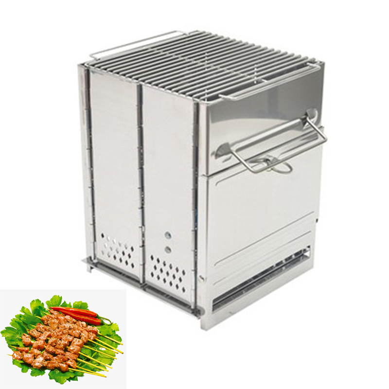 Camping Cooking Stove - Estufa de Leña Portátil Desmontable para