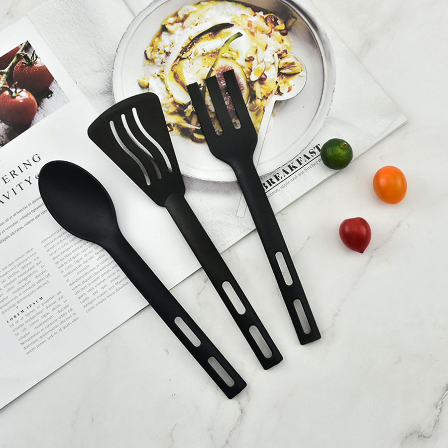 Camping Cooking With Kids - Utensilios de cocina de nailon, espátula,