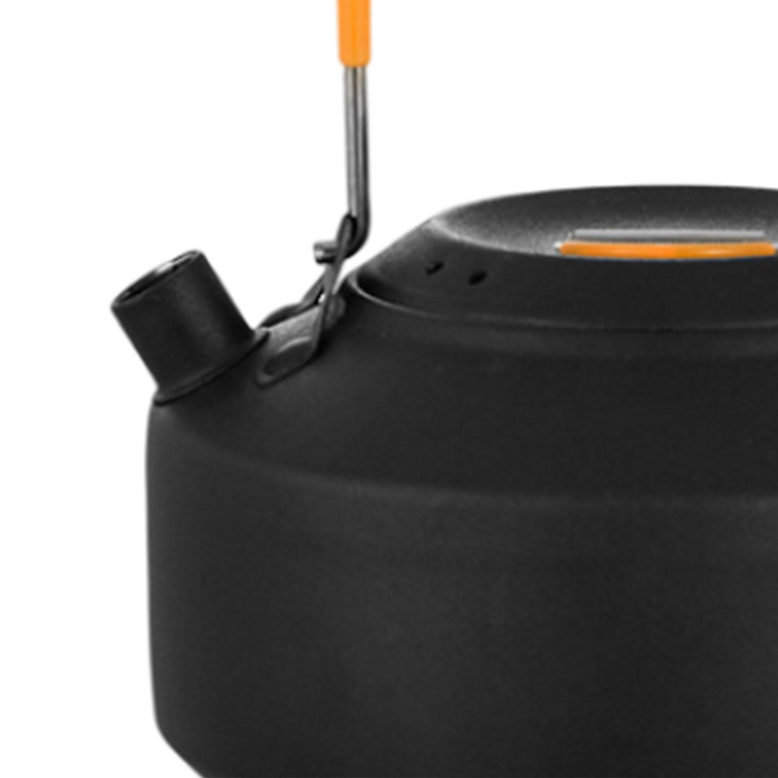 Camping Cooking Pot With Lid - Tetera portátil para acampar, cafetera con