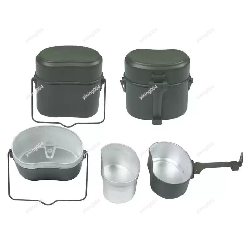Camping Cooking Box Set - Juego de cocina multifuncional para acampar