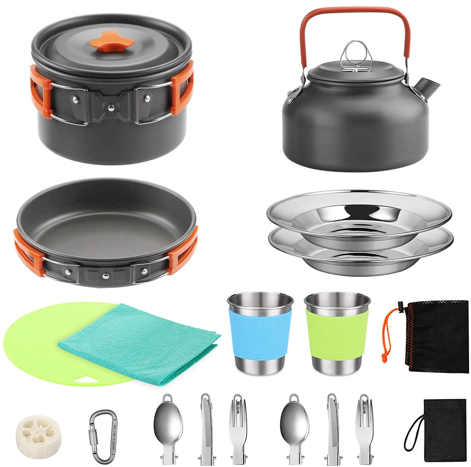 Juego de Cocina para Acampar a - Camping Cooking Gear Set reseña y precio
