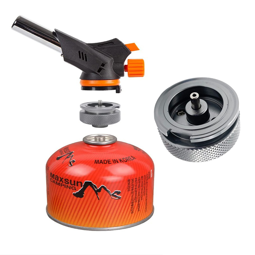 Adaptador de recipiente de Gas - Camping Cooking Canister reseña y precio