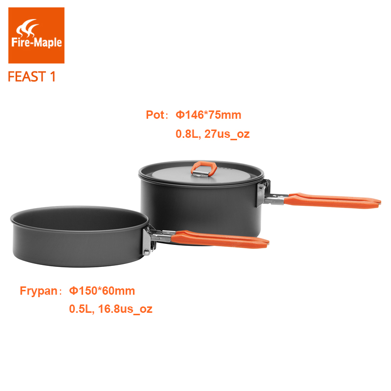 Fire Maple Feast 1-utensilios  - Camping Cooking Box Set reseña y precio