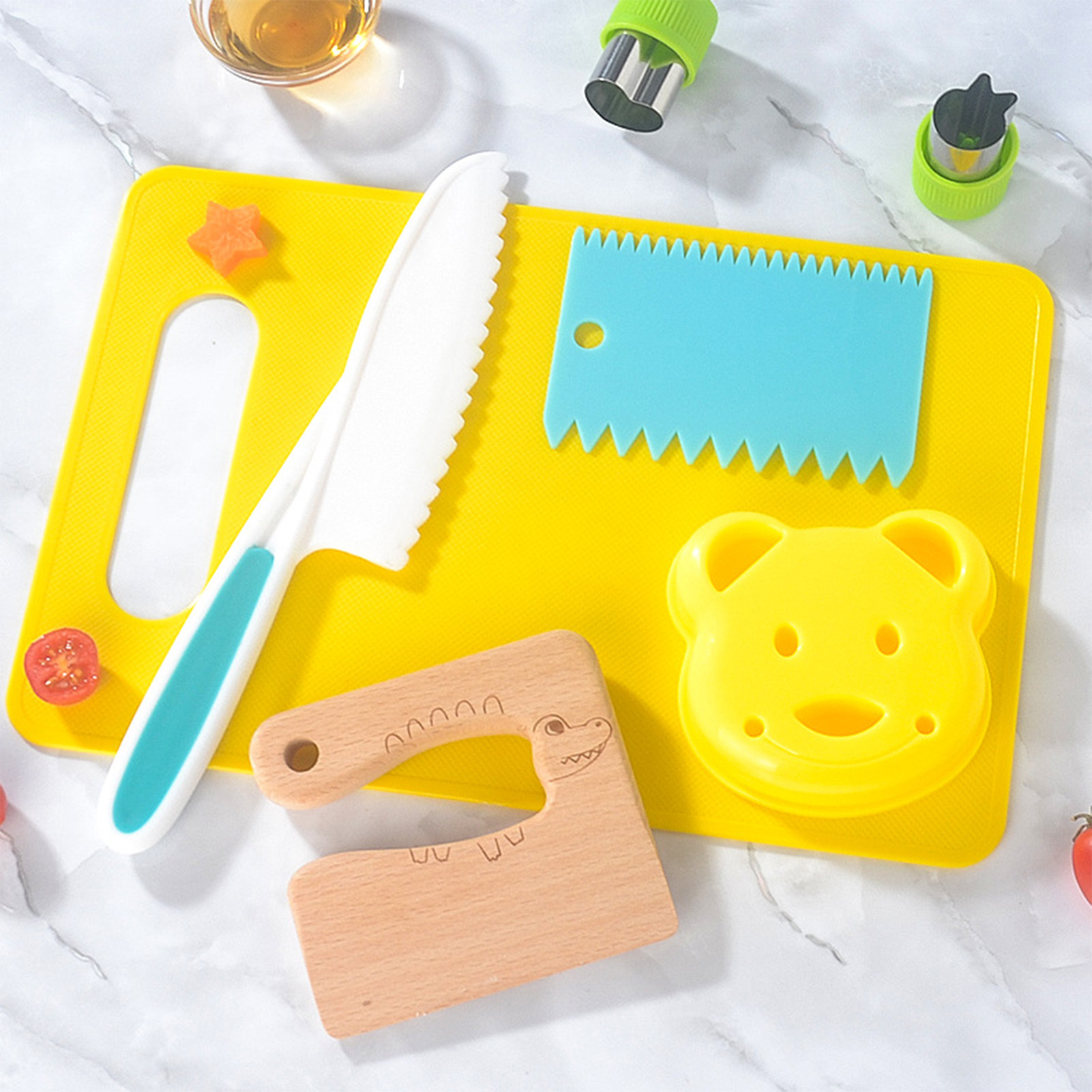 Herramientas de cocina de plás - Camping Cooking With Kids reseña y precio