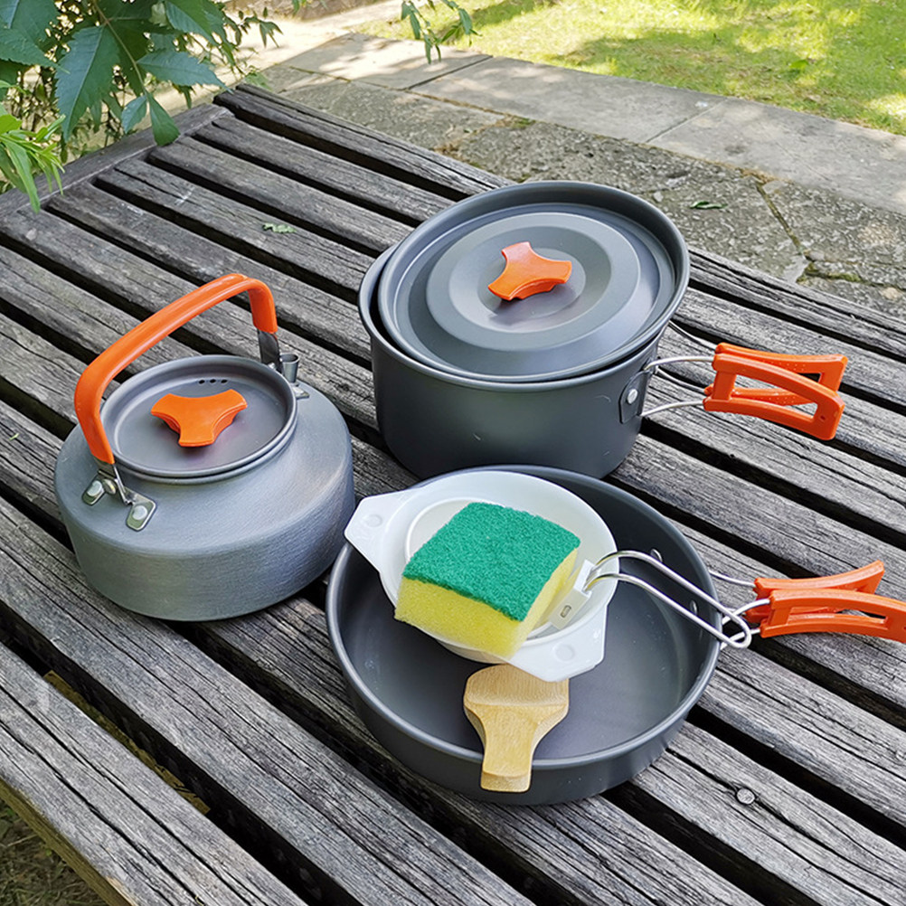 Juego de vajilla compacto para - Camping Cooking Set Compact reseña y precio