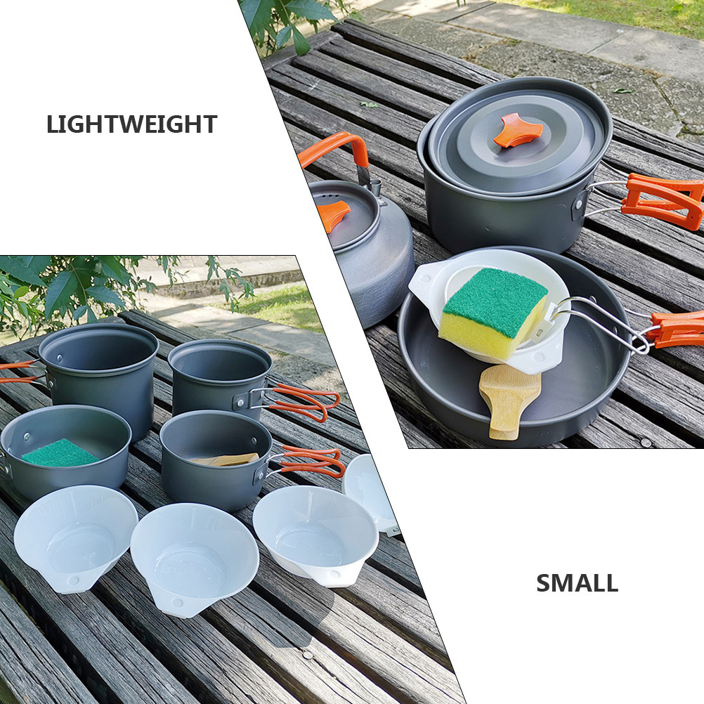 Juego de vajilla compacto para - Camping Cooking Set Compact reseña y precio