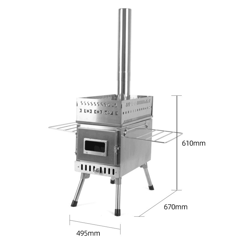 Estufa de Leña Plegable de Ace - Camping Cooking Fire Pit reseña y precio