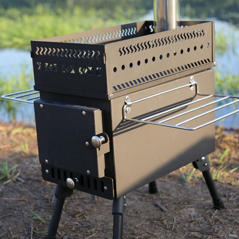 Estufa de Leña Plegable de Ace - Camping Cooking Fire Pit reseña y precio