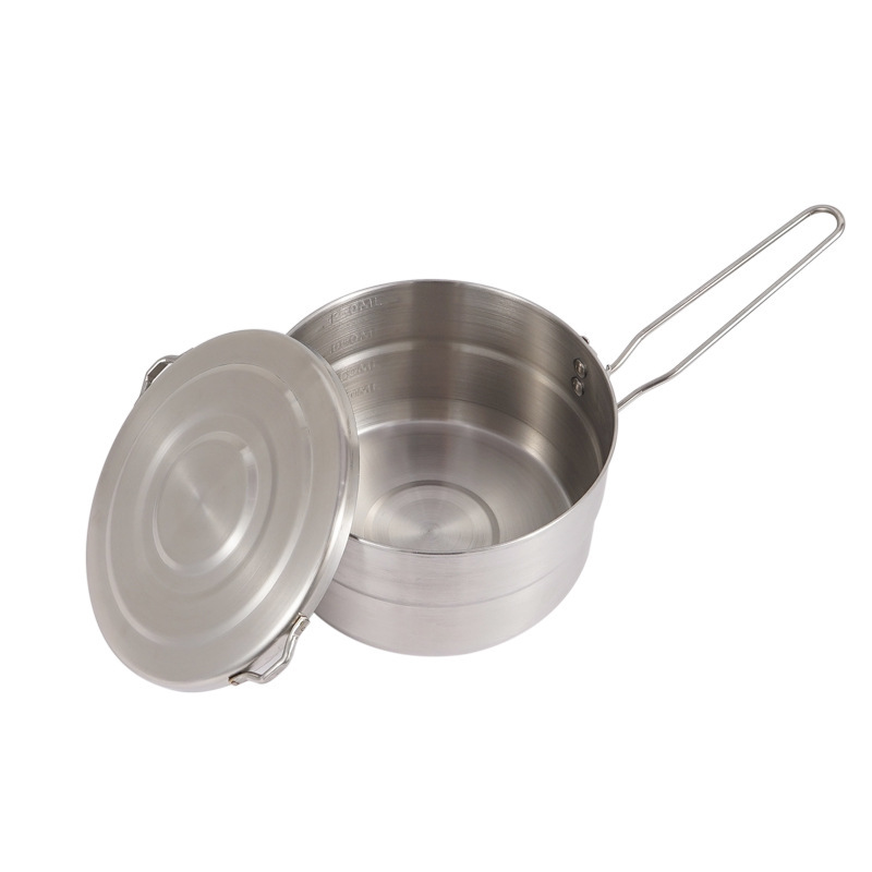 Olla de cocina de acero inoxid - Camping Cooking Pot With Lid reseña y precio
