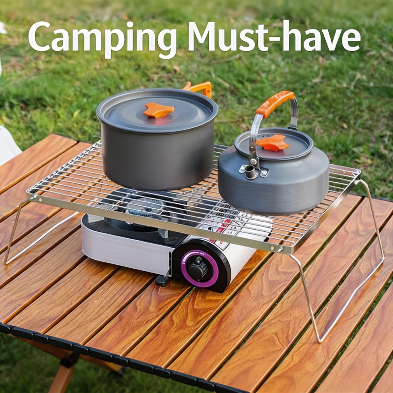 Soporte portátil plegable de a - Camping Cooking Appliances reseña y precio