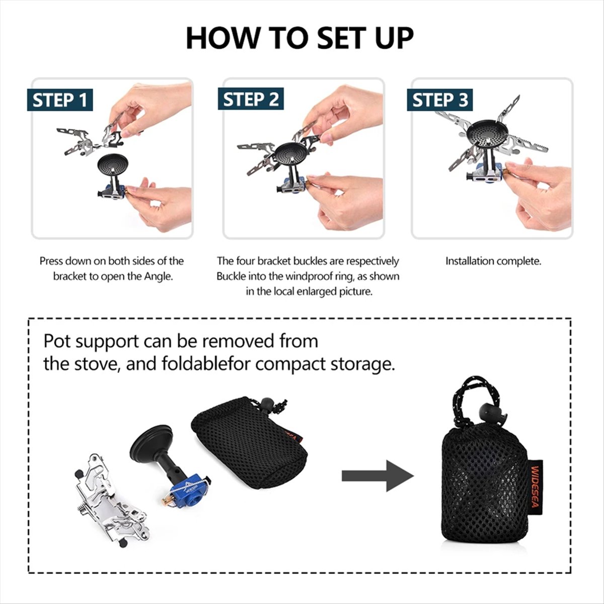 ABJV Quemador de gas para acam - Camping Cooking Appliances reseña y precio