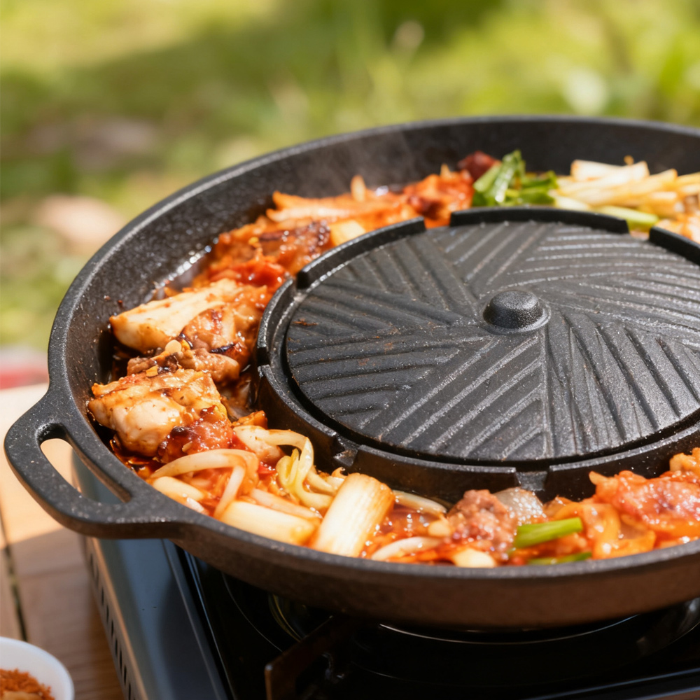 KOSUN Sartén para parrilla de  - Camping Cooking Bbq reseña y precio