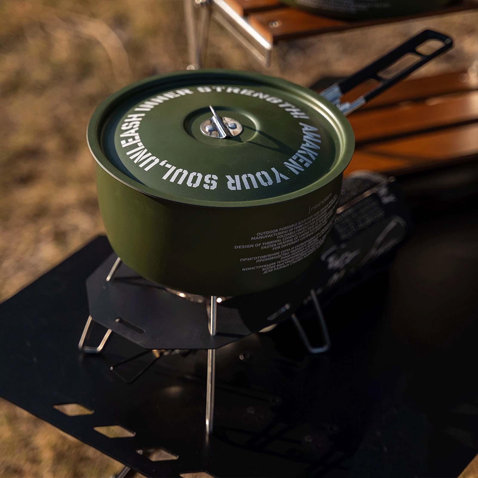 Juego de utensilios de cocina  - Camping Cooking Set Detachable Handle reseña y precio