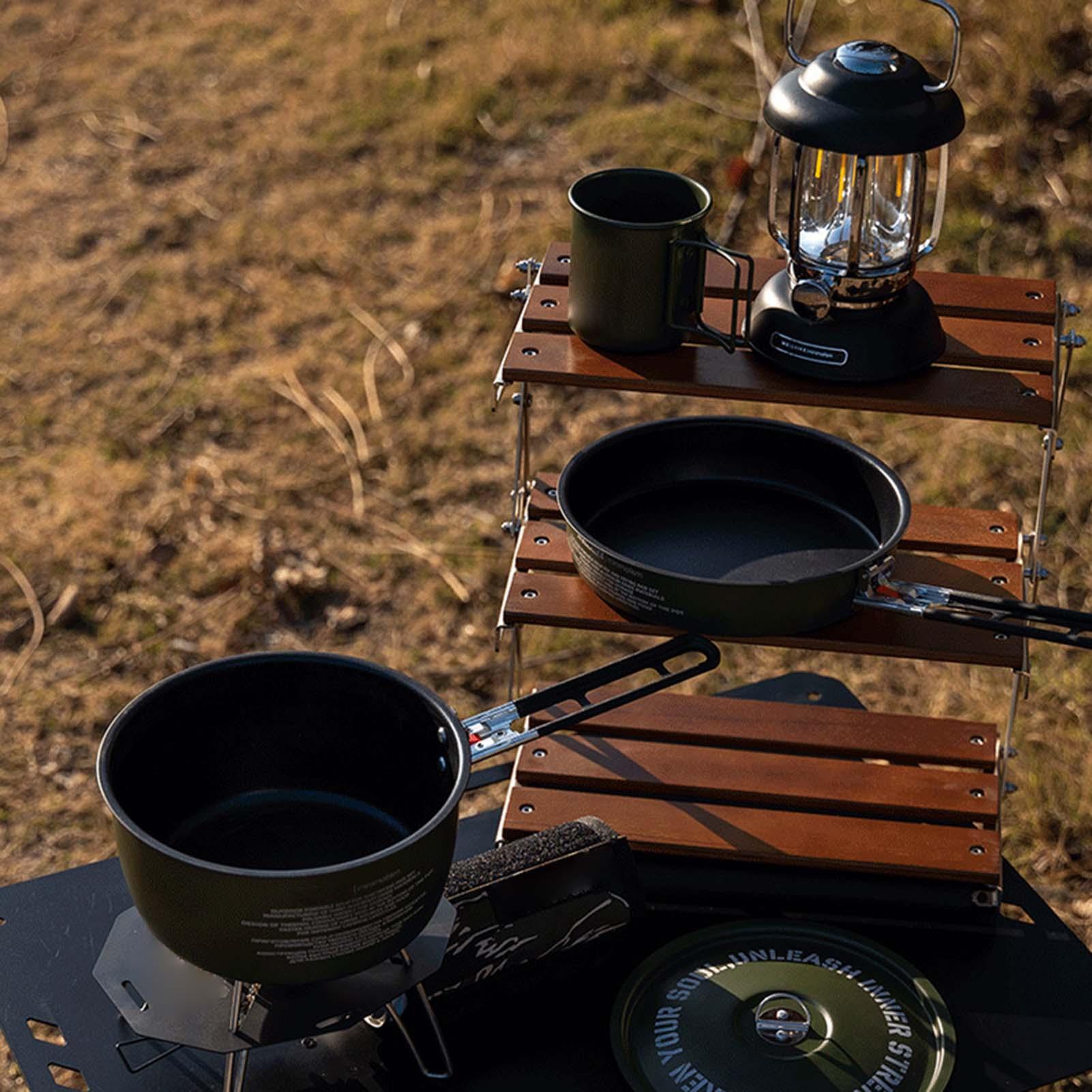 Juego de utensilios de cocina  - Camping Cooking Set Detachable Handle reseña y precio