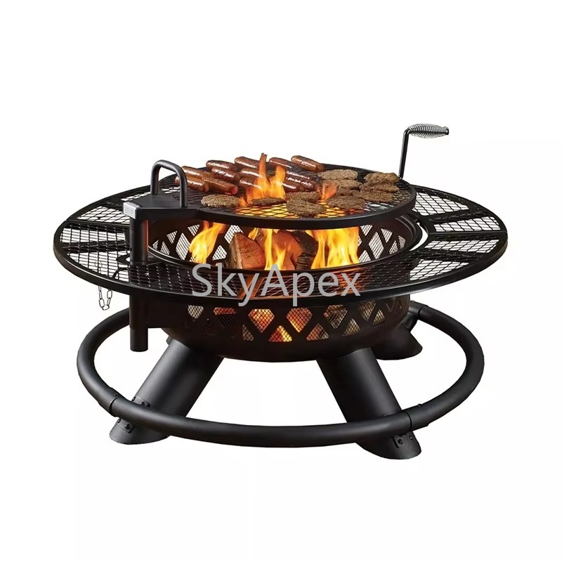 Parrilla de barbacoa de Metal  - Camping Cooking Fire Pit reseña y precio