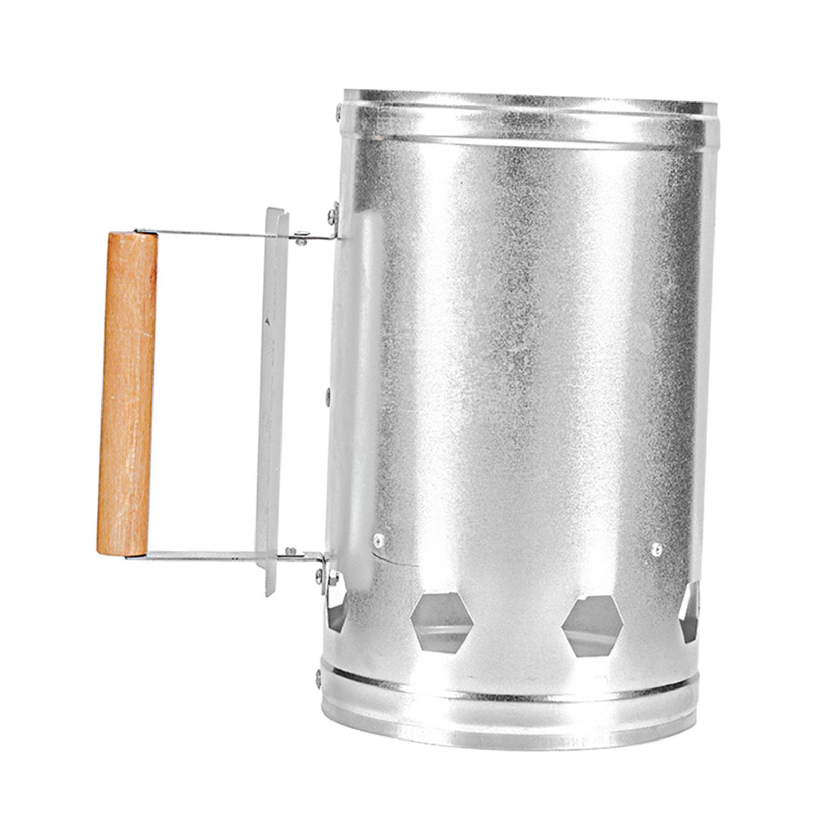 Encendedor de chimenea de acer - Charcoal Chimney Starter reseña y precio