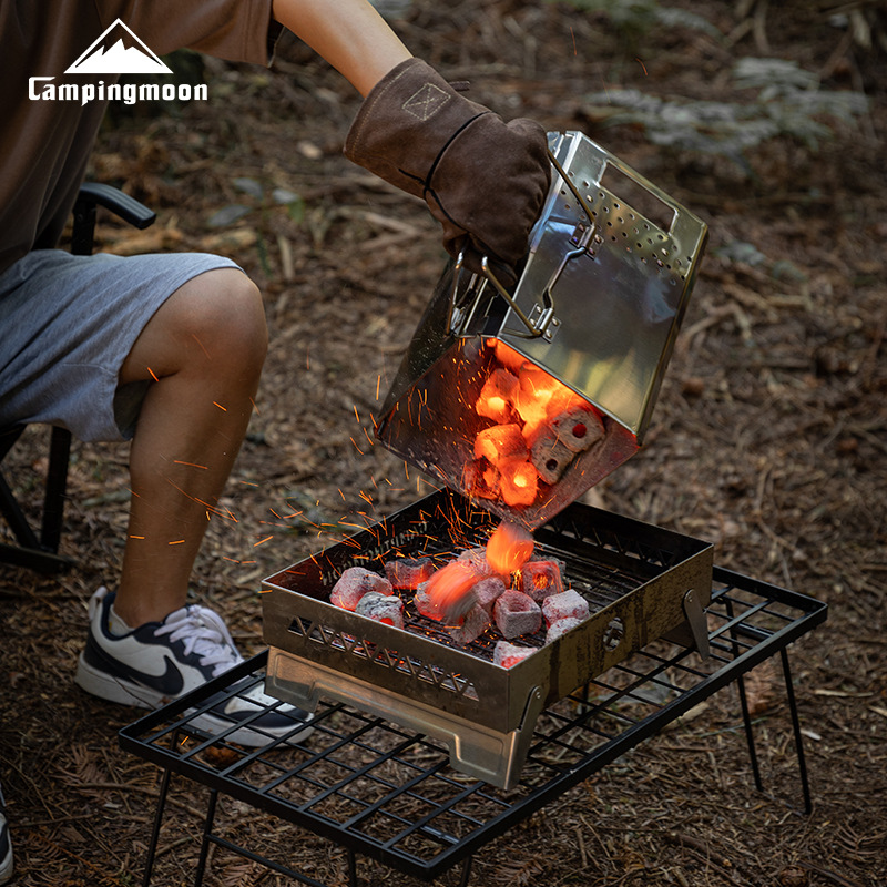 Estufa de carbón con encendedo - Charcoal Chimney Starter reseña y precio