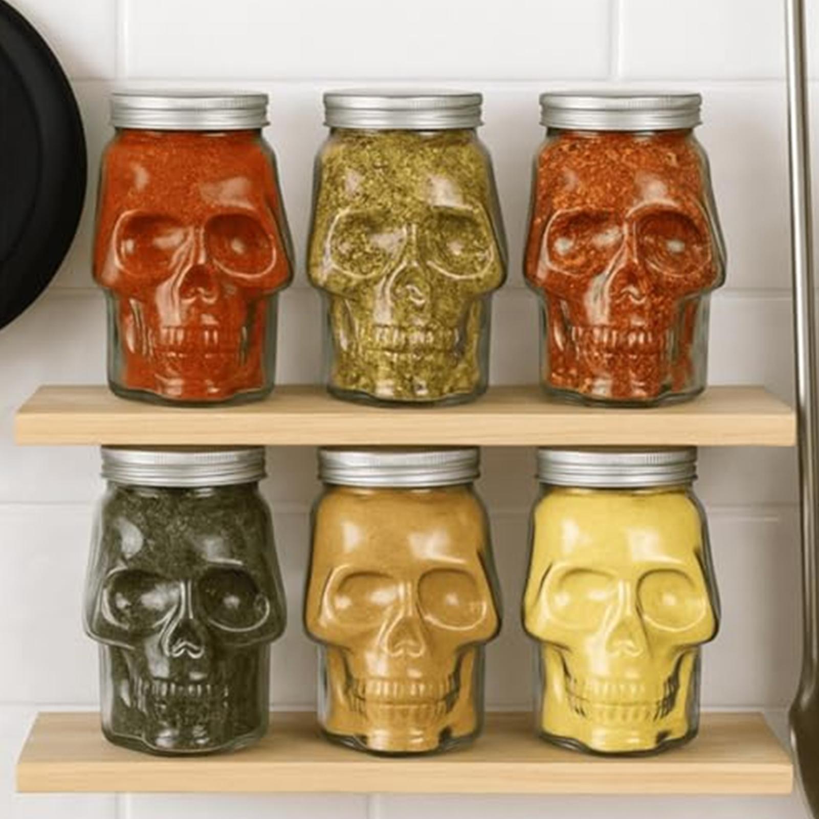 Frascos con Forma de Calavera  - Camping Cooking With Kids reseña y precio