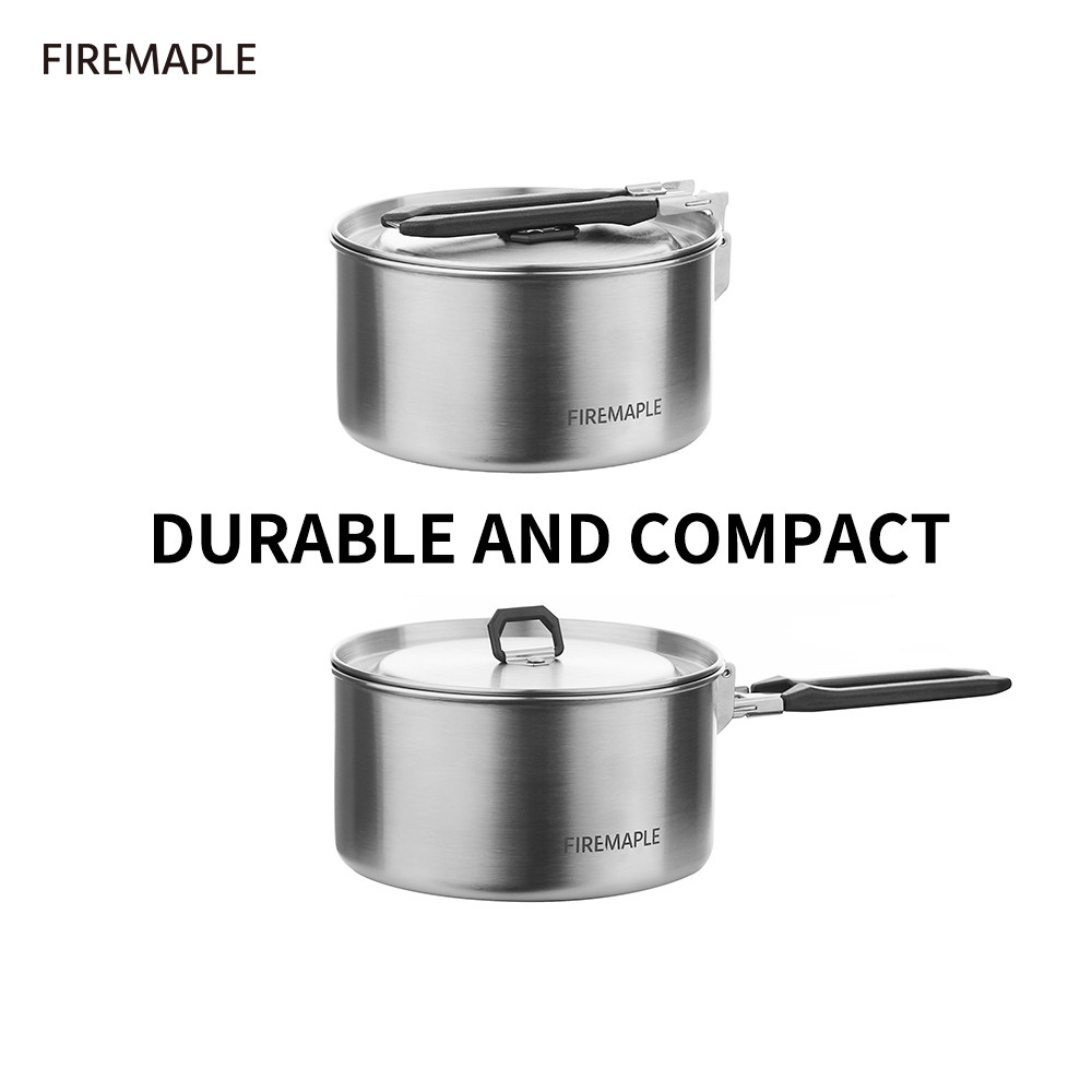 Fire Maple-utensilios de cocin - Camping Cooking Set Compact reseña y precio