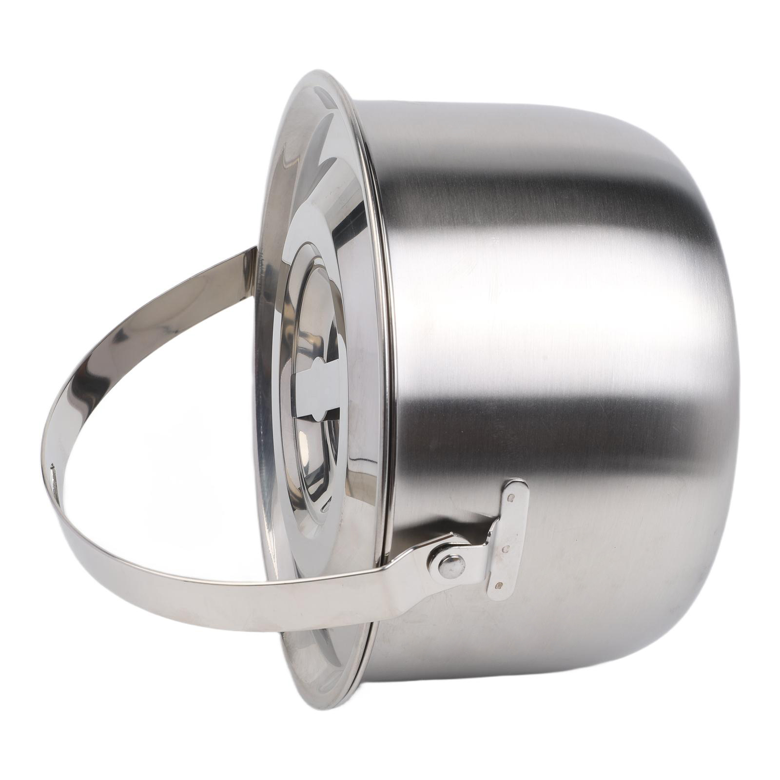 Olla de Acero Inoxidable para  - Camping Cooking Pot With Lid reseña y precio