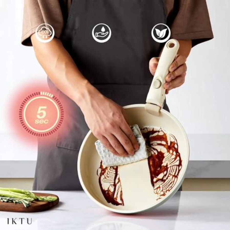 Juego de Ollas y Sartenes de C - Camping Cooking Set Detachable Handle reseña y precio