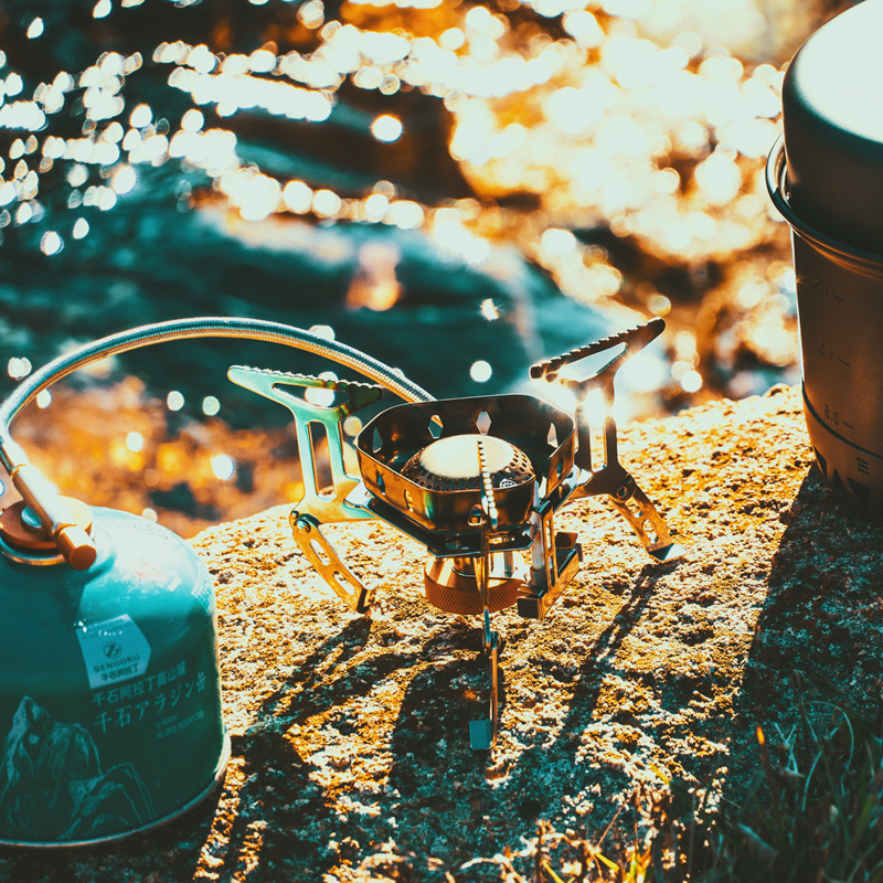 Estufa de gas portátil tipo sp - Camping Cooking Canister reseña y precio