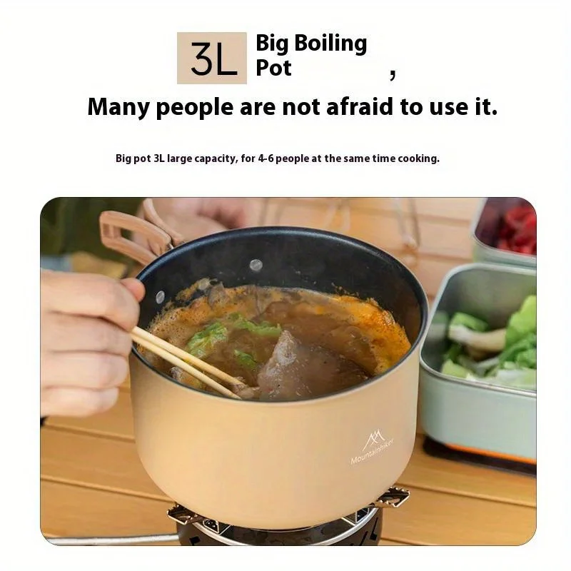 Mountainhiker nuevo juego olla - Camping Cooking Set Compact reseña y precio