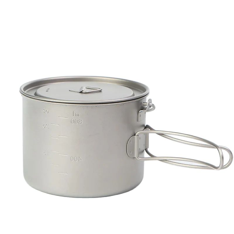 Olla de titanio para Picnic al - Camping Cooking Stove reseña y precio