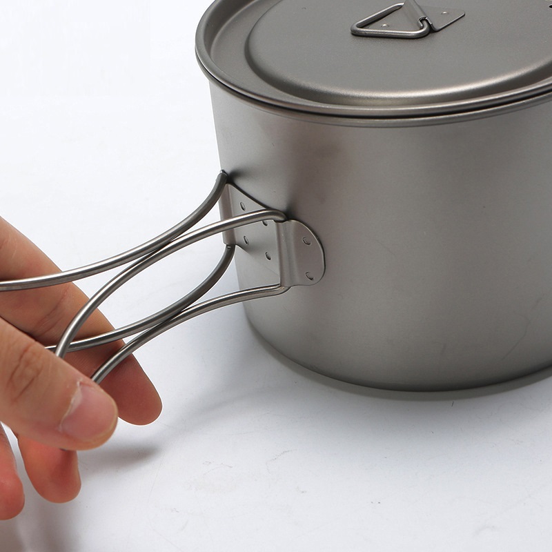 Olla de titanio para Picnic al - Camping Cooking Stove reseña y precio