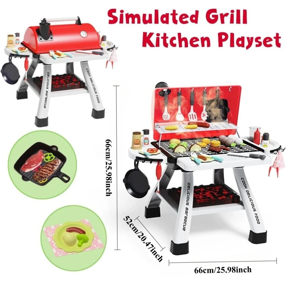 Juego de Juguetes de Barbacoa  - Camping Cooking With Kids reseña y precio