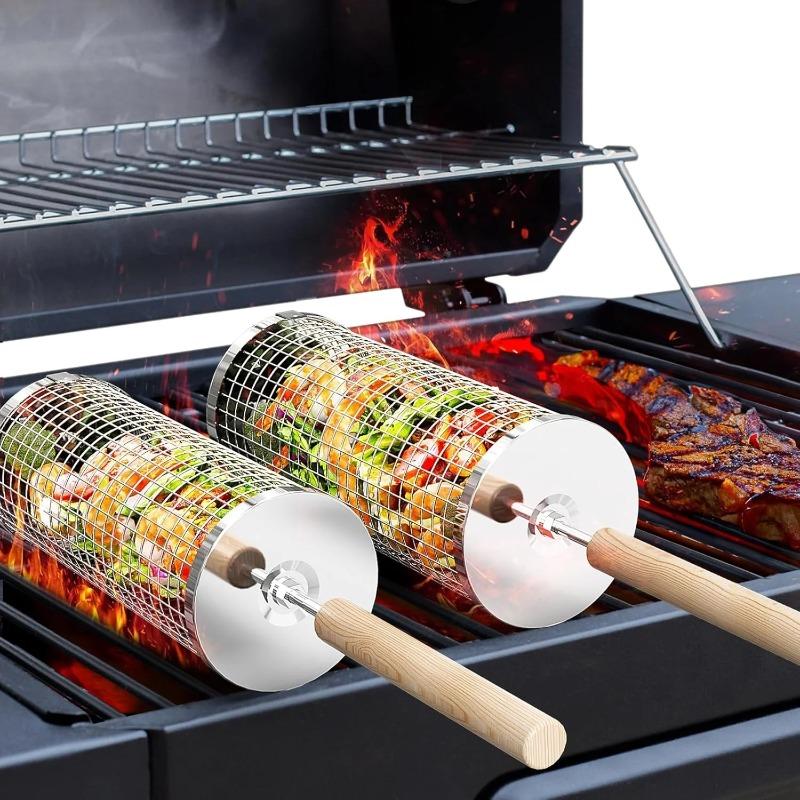 Cesta de acero inoxidable para - Camping Cooking Bbq reseña y precio