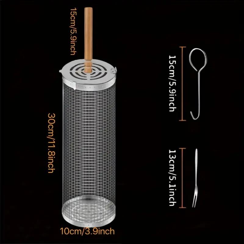 Cesta de acero inoxidable para - Camping Cooking Bbq reseña y precio