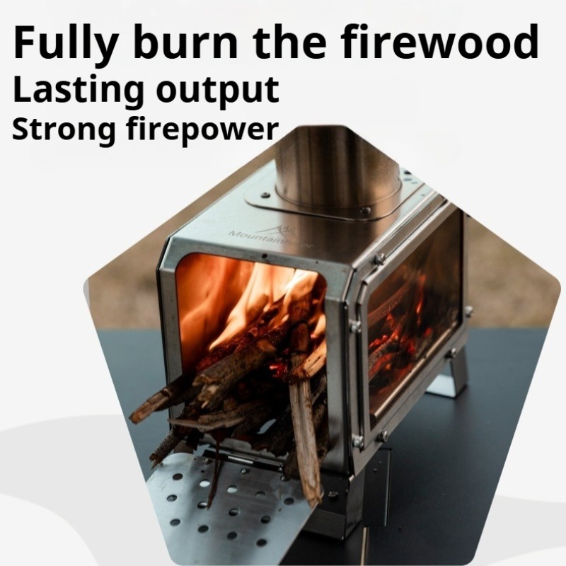 Estufa calefactora de acero in - Camping Cooking In Forest reseña y precio