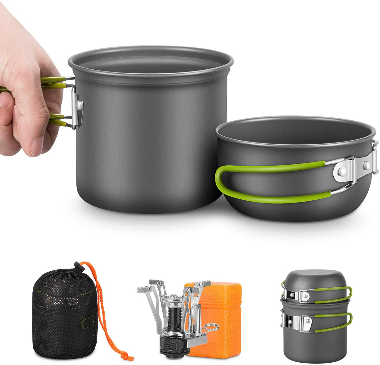 Kit de utensilios de cocina pa - Camping Cooking Box Set reseña y precio